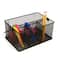 Mind Reader Black Mesh Storage Basket Organizer
